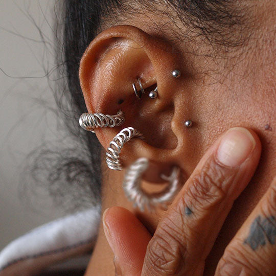 Bagues d'oreilles "Under the sea"