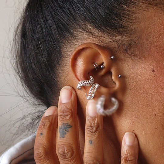 Bagues d'oreilles "Under the sea"