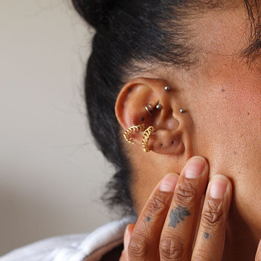 Bagues d'oreilles "Under the sea"