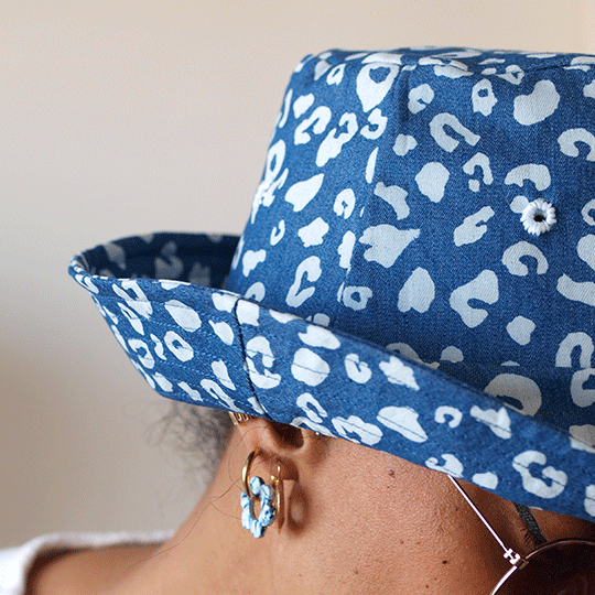 Sous le soleil "Léopard denim"