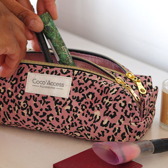 Trousse "Léo rose"