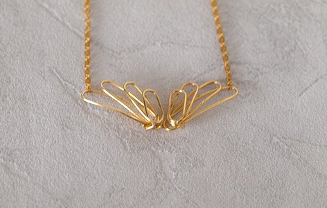 Collier "BIG SKY" en plaqué or