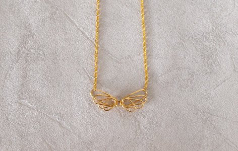 Collier "LITTLE SKY" en plaqué or