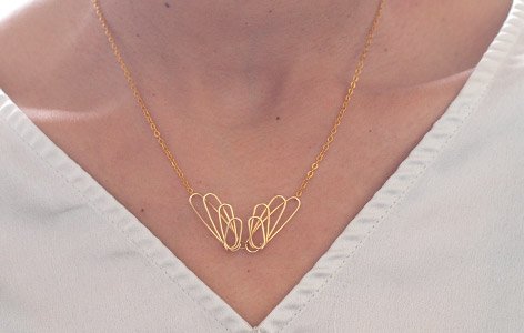 Collier "BIG SKY" en plaqué or