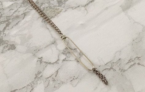 Collier "LINE" en argent925