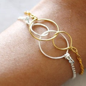 Bracelet "CERCLES ENLACES"