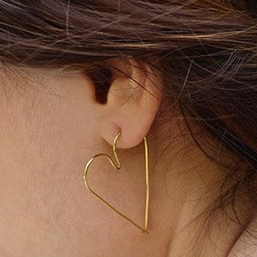 Boucles d'oreilles et Créoles "HEART"