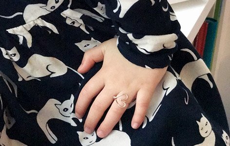 Bague little heart pour enfants
