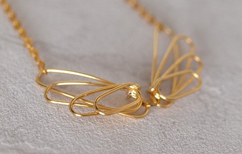 Collier "BIG SKY" en plaqué or