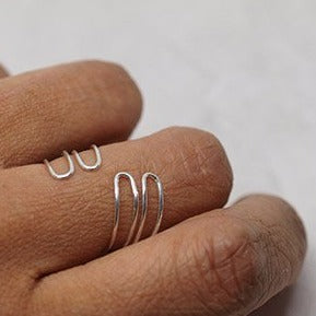 Bague "HUG"