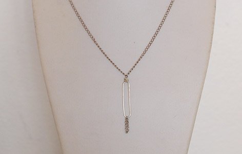 Collier "LINE" en argent925