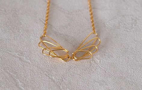 Collier "BIG SKY" en plaqué or