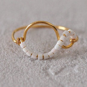 Bague "CORAIL" perle nacré