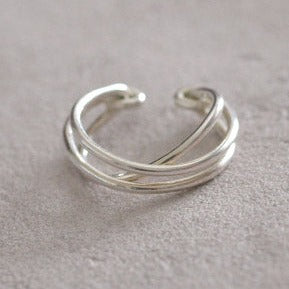 Bague "CROSSING"