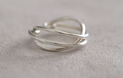 Bague "CROSSING"