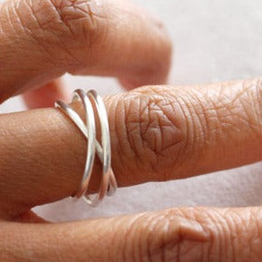 Bague "CROSSING"
