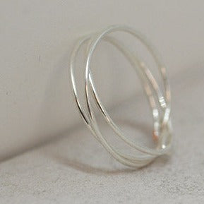 Bague "CROSSING"