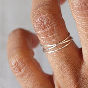 Bague "CROSSING"