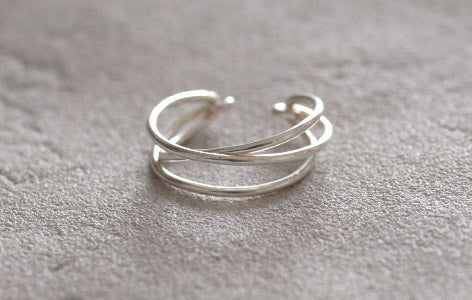 Bague "CROSSING"