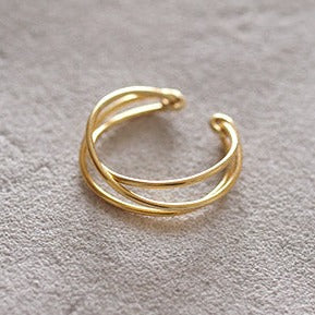 Bague "CROSSING"
