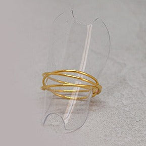 Bague "CROSSING"