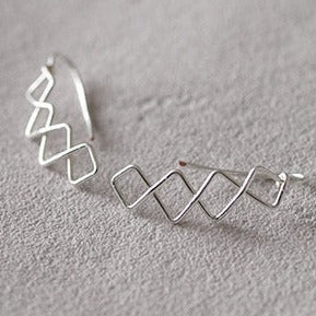 Boucles d'oreilles "Crowned IV »