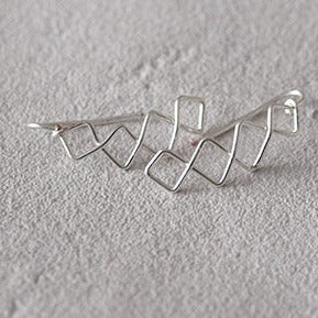 Boucles d'oreilles "Crowned IV »