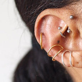Bagues d'oreilles "SIMPLICITY"