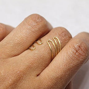 Bague "HUG"