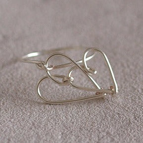 Bague "TWO Hearts"
