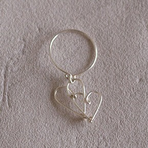 Bague "TWO Hearts"