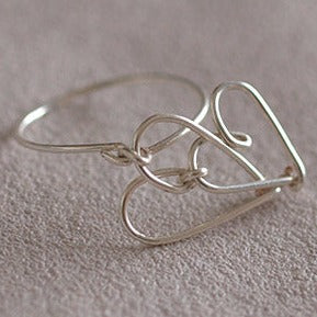 Bague "TWO Hearts"