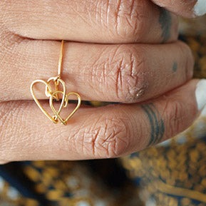 Bague "TWO Hearts"