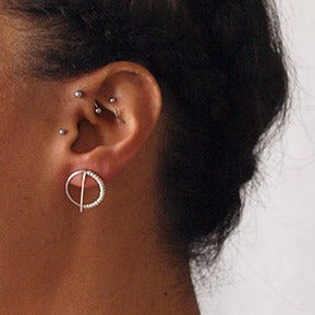 Boucles d'oreilles et Créoles "CIRCLE&PEARL"