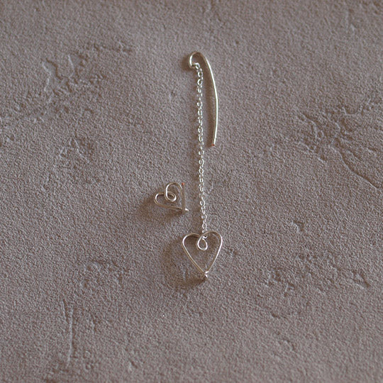 Boucles d'oreilles "Attrapes cœurs"