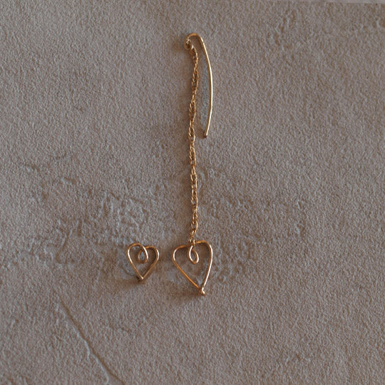 Boucles d'oreilles "Attrapes cœurs"