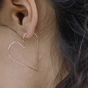 Boucles d'oreilles et Créoles "HEART"