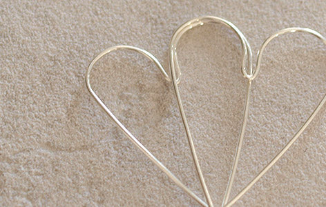 Boucles d'oreilles et Créoles "HEART"