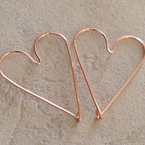 Boucles d'oreilles et Créoles "HEART"