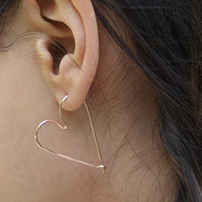 Boucles d'oreilles et Créoles "HEART"