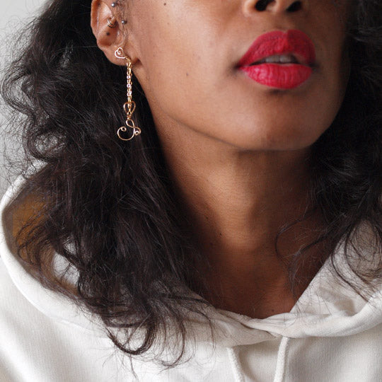 Boucles d'oreilles "Maj"
