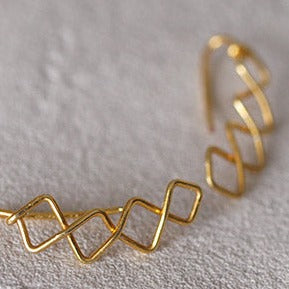 Boucles d'oreilles "Crowned IV »