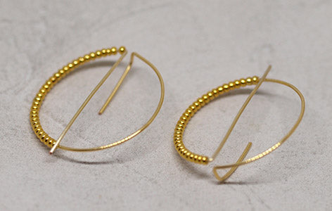 Boucles d'oreilles et Créoles "CIRCLE&PEARL"