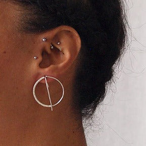 Boucles d'oreilles et Créoles "CIRCLE&PEARL"