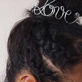 Déco chignon "Lines"
