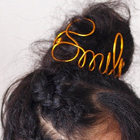 Déco chignon "Lines"