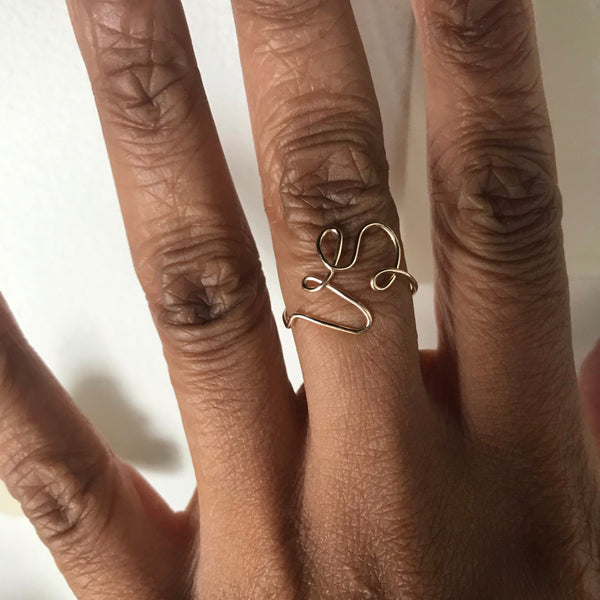 Bague « MAJ »