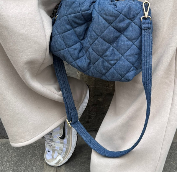 Joellie "Denim" matelassé