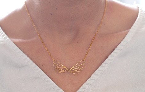 Collier "BIG SKY" en plaqué or