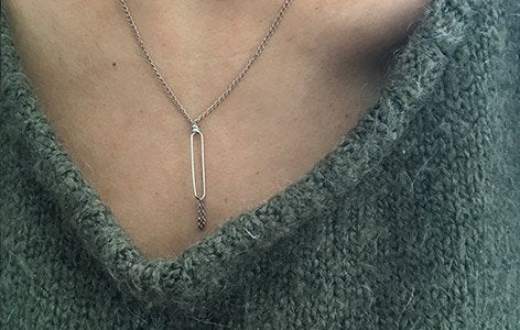 Collier "LINE" en argent925